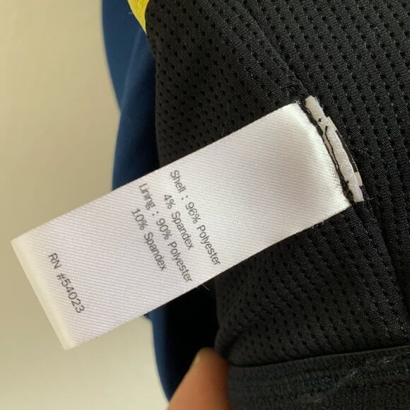 Derek Lam Athleta Neoprene Sports Bra Wetsuit High Neck Zipper Racer Back S - Picture 8 of 8